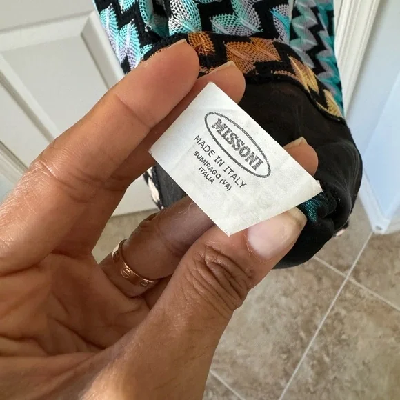 MISSONI Rainbow Zig Zag dress WORN ONCE - Picture 9 of 9